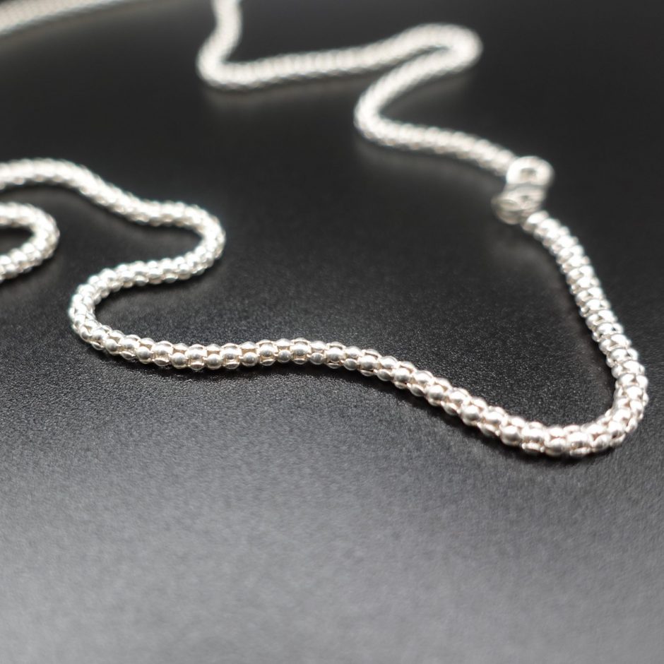 Vellamo - polished spherical 925 silver fair trade necklace