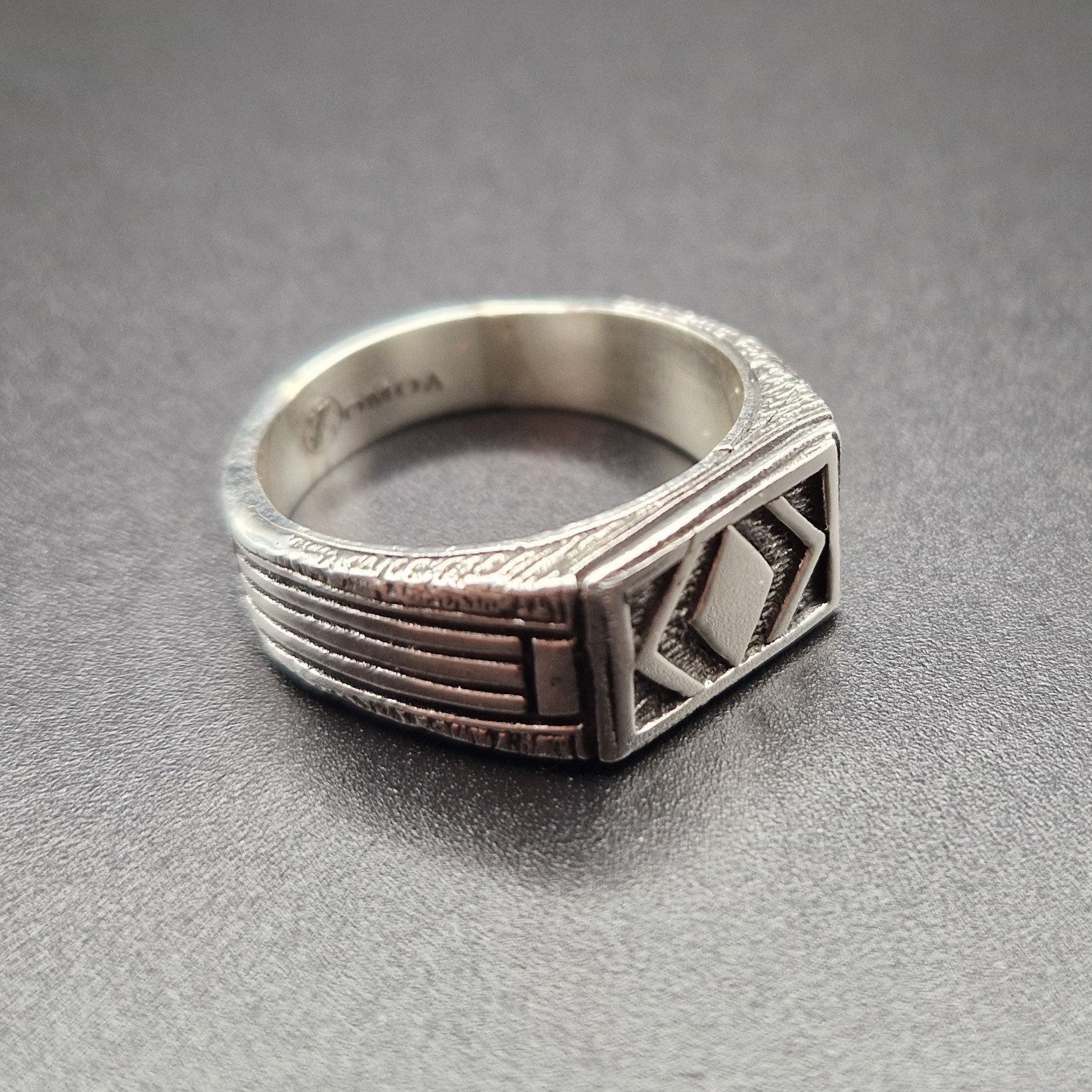 Aegir - Fair Trade 925 Silver Signet Ring