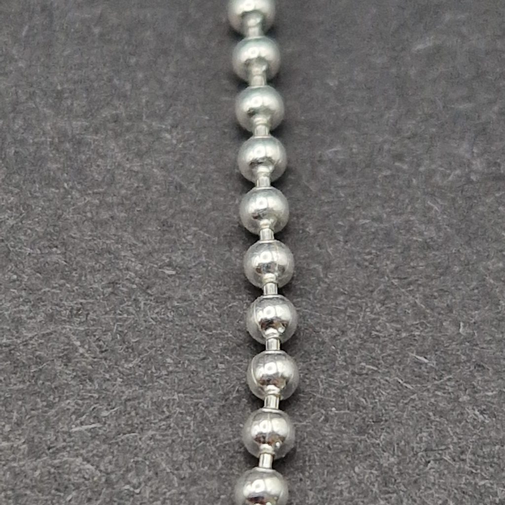 Orbis - polished fair trade 925 silver spheres necklace