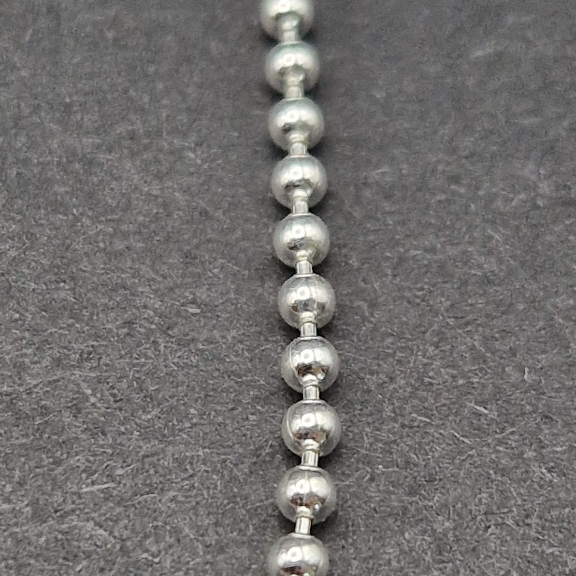 Orbis - polished fair trade 925 silver spheres necklace