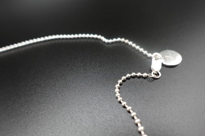 Orbis - spheres polished fair trade 925 silver necklace/chain