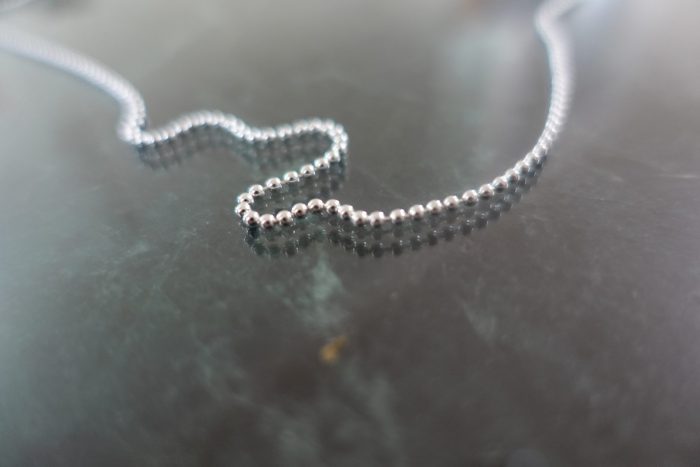 Orbis - spheres polished fair trade 925 silver necklace/chain