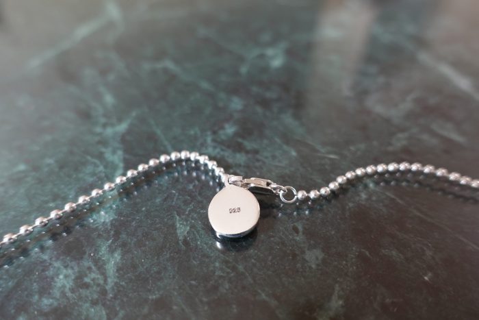Orbis - spheres polished fair trade 925 silver necklace/chain
