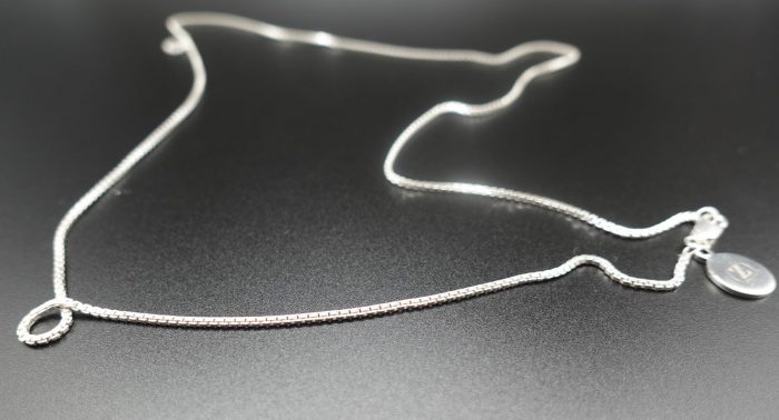 Atlas - fair trade 925 silver polished squares necklace