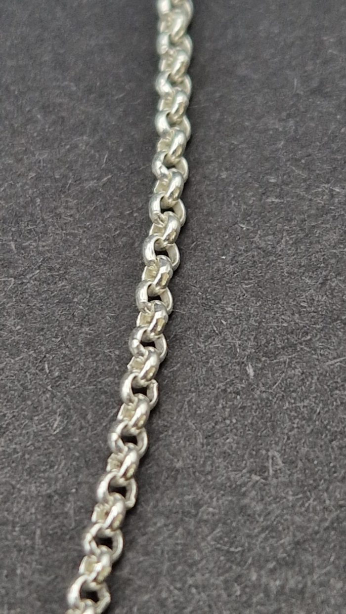 Samsara - Round rings polished fair trade 925 silver necklace