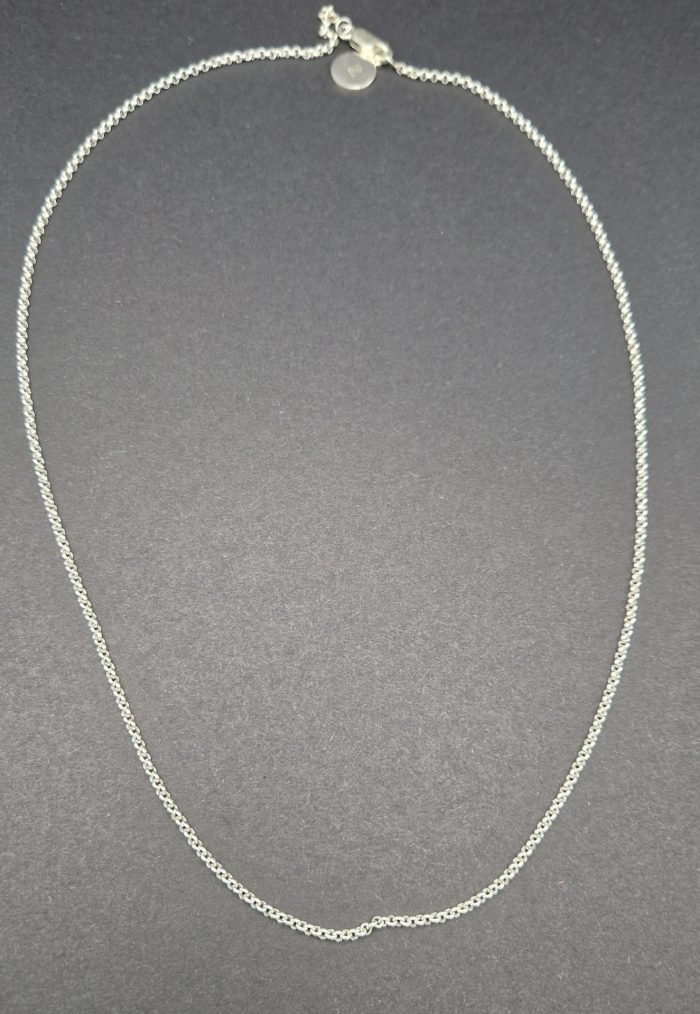 Samsara - Round rings polished fair trade 925 silver necklace