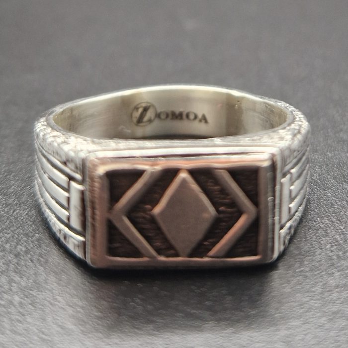 Aegir - Fair Trade 925 Silver Signet Ring
