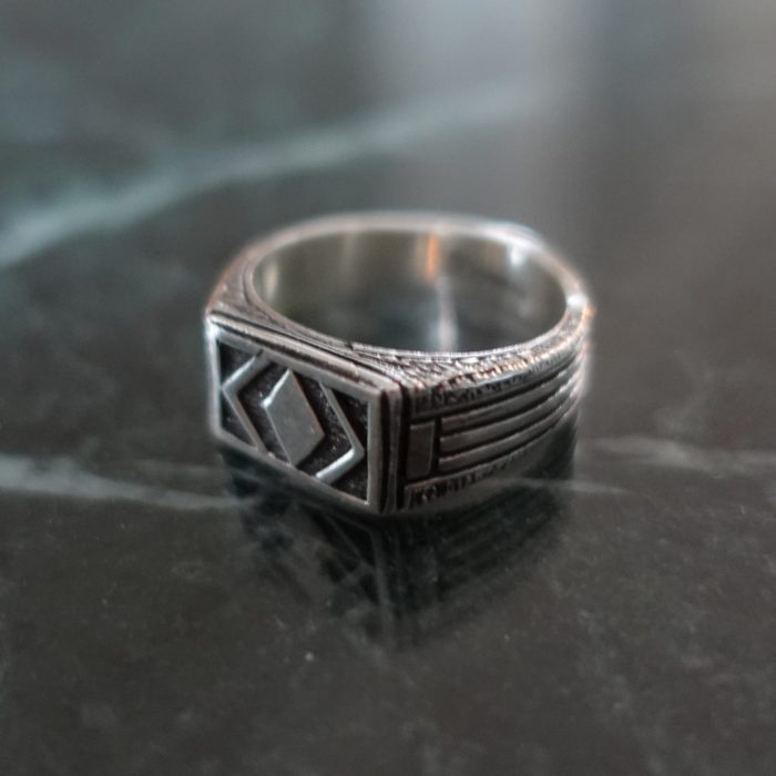 Aegir - Fair Trade 925 Silver Signet Ring