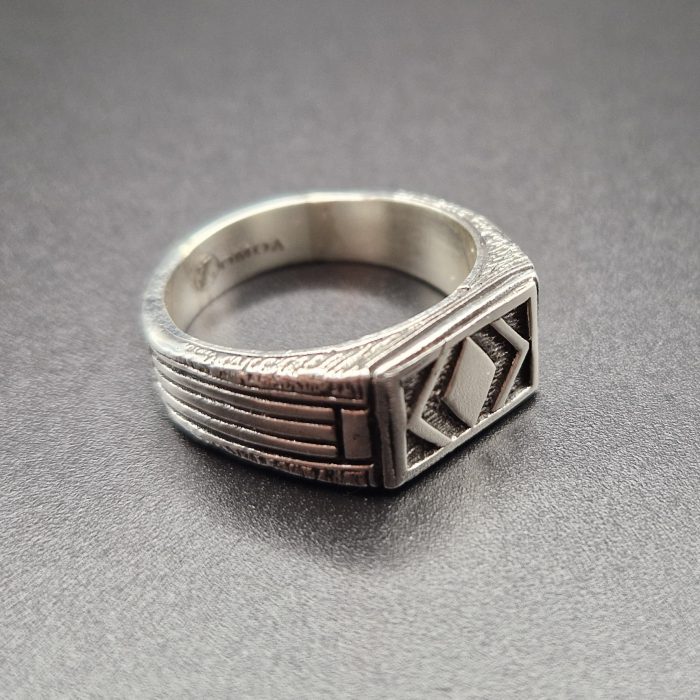 Aegir - Fair Trade 925 Silver Signet Ring