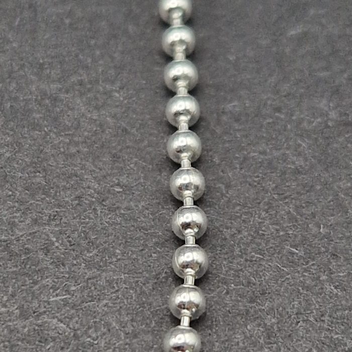Orbis - polished fair trade 925 silver spheres necklace